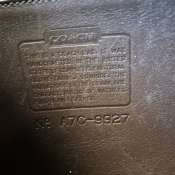 Beautiful Vintage Coach 1997 Mahogany Willis 9927 - Picture 13 of 16